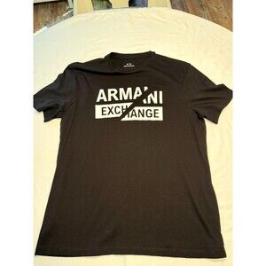 Armani Exchange T-shirt Color Black Size L  Mens